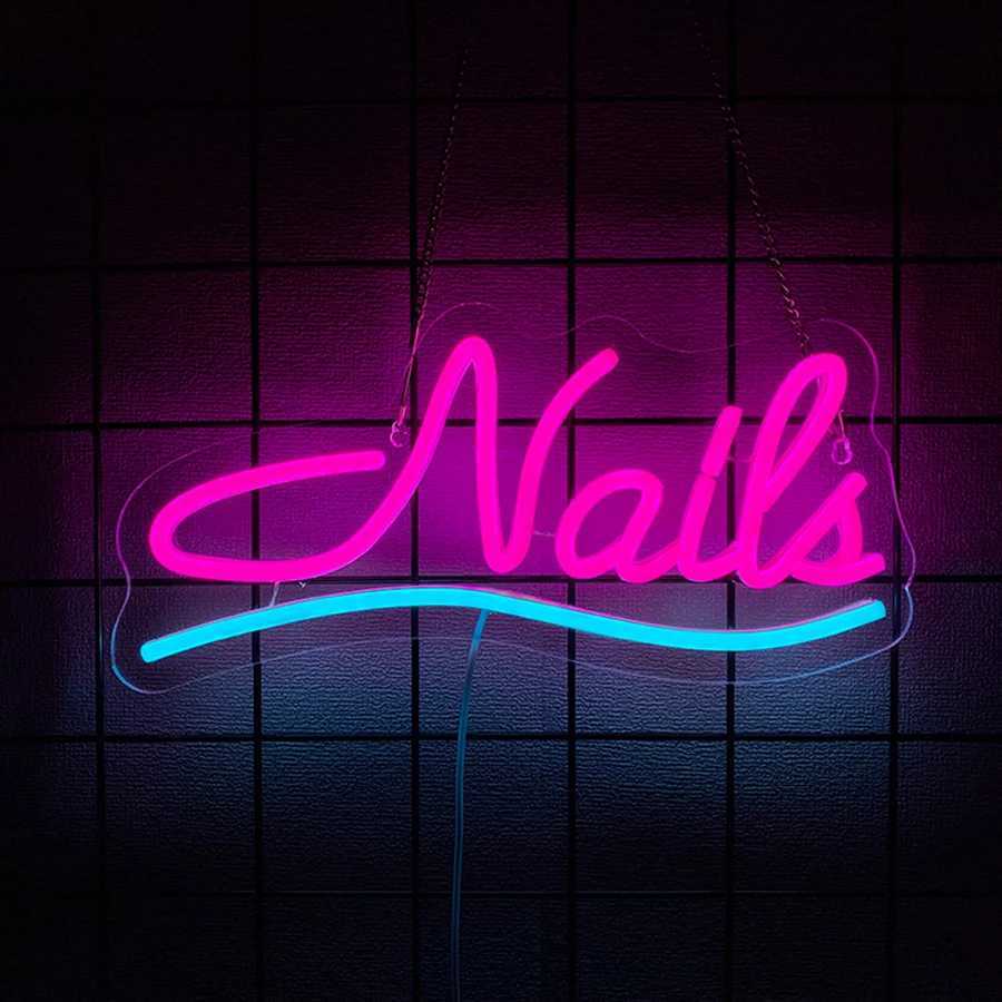 Beauty Salon Led Neon Sign Wall Business Wall Lamp Usb Powered Used For Nail Shop Beauty Salon Salon Studio Art Decor H251201