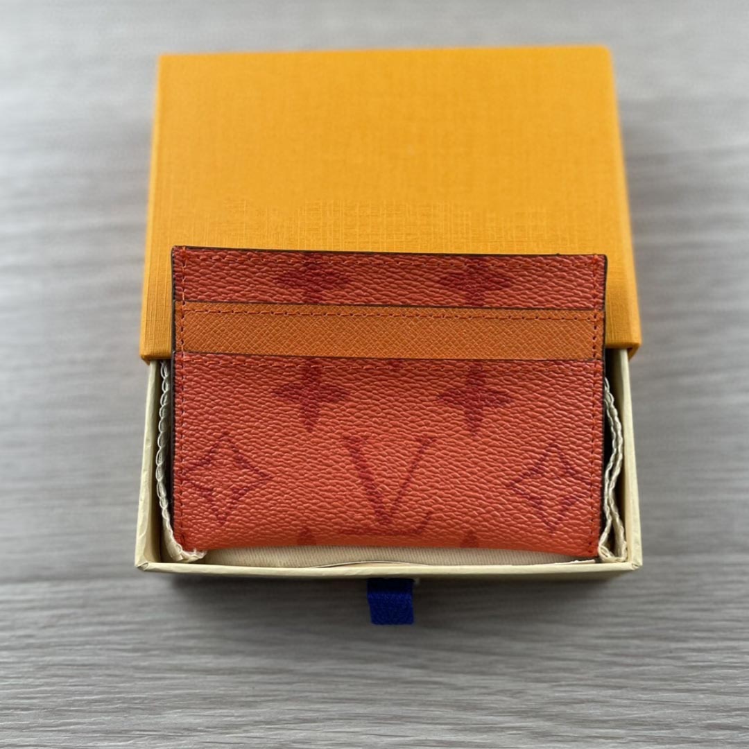 10A High Quality Unisex Genuine Leather Card Holders Checkbook Designer Wallets Luxury Bag Coin Purses Bag Womens Men Passport Pouch ID Case Wallets