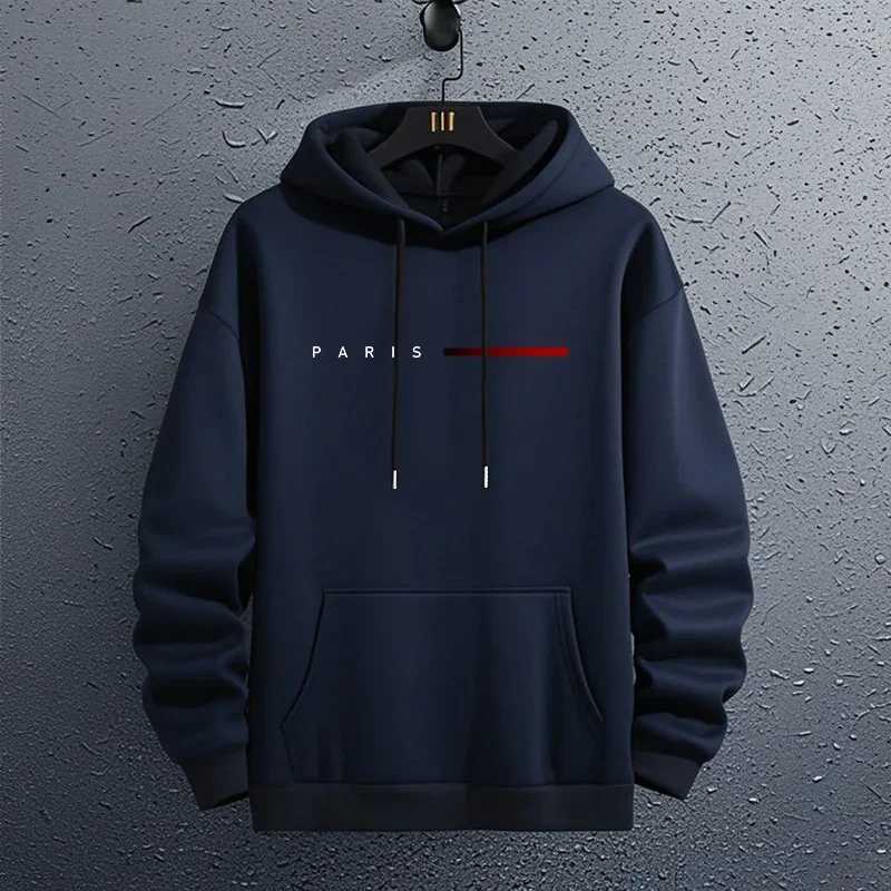 2025 Paris Fashion Hoodies for Men All Season Daily Casual Sports Hooded Sweatshirts Male Home Outdoor Comfort Fashion Pullover J251203