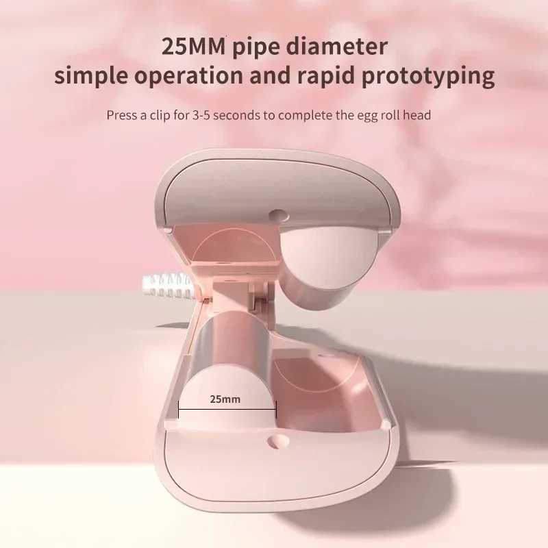 Hair Curler Wave Iron 25mm Large Volume Wave Short Hair Fluffy Hair La Styling Lazy Roll Crimper Curl Iron C251202