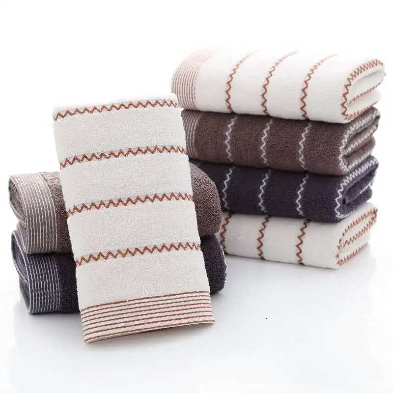 3pcs Set Cotton Bath Towel Adult Soft Absorbent Towels Bathroom Sets Large Beach Towel Hotel Spa Towels For Home Christmas Gift Y251202