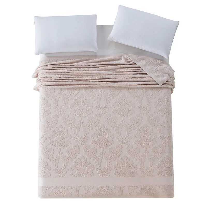 Jacquard Cotton Towel Thread Blanket for Adults Kids Soft Breathable Bedspread Bedclothes Summer Throw Blankets on Sofa/Bed Y251202