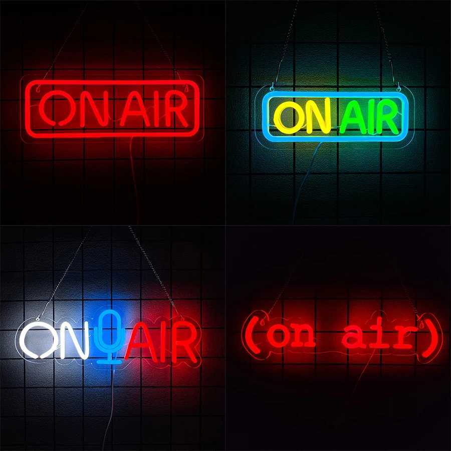 On Air Series Neon Signs Used For Decor Of Recording Studio Broadcasting Studio And Music Studio And As Gifts For Gamers H251201