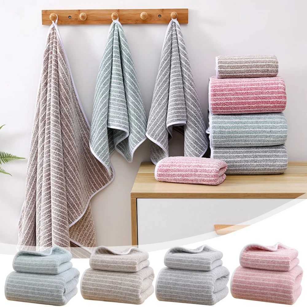 Cotton Towel Quick-Dry Thickened Face Towel Microfiber Soft Non-shedding Strong Absorbent Adult Towel Bathroom Hotel Travel Y251202