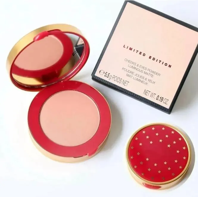 Christmas Limited Edition Blush powder 5.5g CHEEKS&EYES Powders LUMINOUS MATTE Face Blushes Beauty Makeup Face Cheeks Blusher high quality fast free shipping