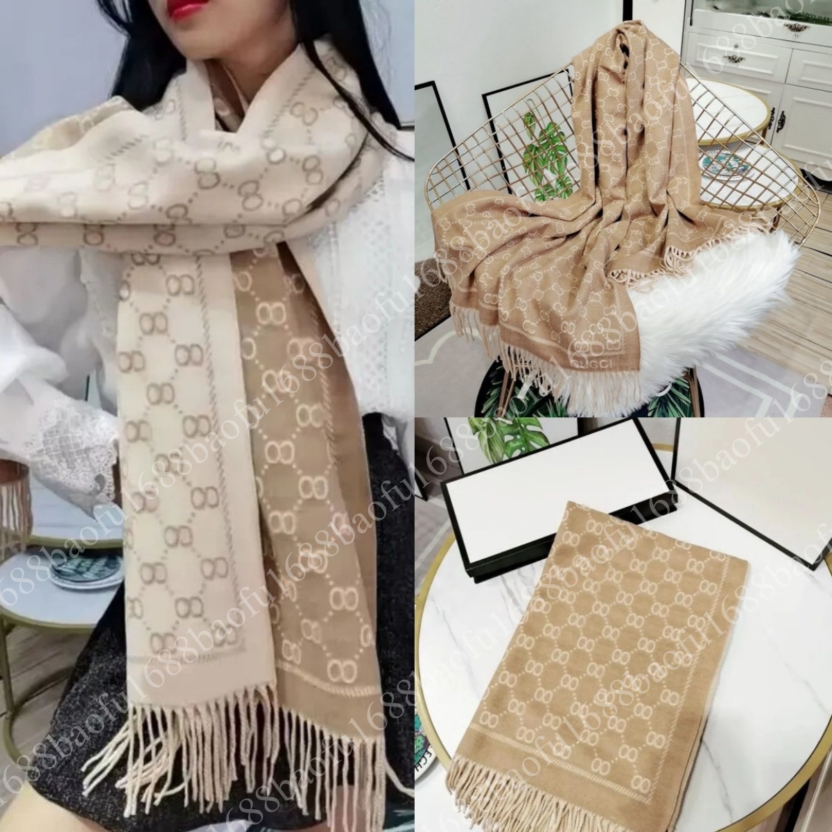 Designer scarf For Women Men Good quality Cashmere Classic Plaid Women Man Scarf Fashion Four Seasons Cape scarfs Classic designer scaves With Box A88+