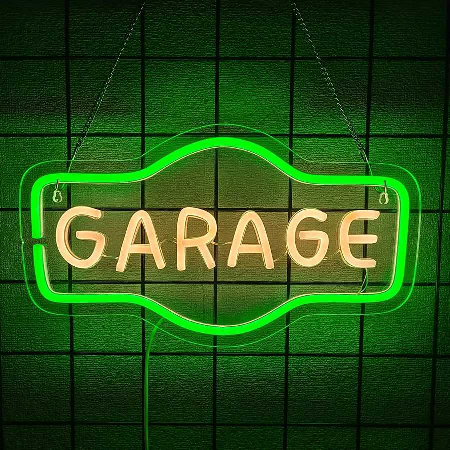 Garage Led Neon Sign DadS Wall Art Gift Usb Powered Suitable For Garage Club Man Cave Workshop Game Room Party Decor H251201