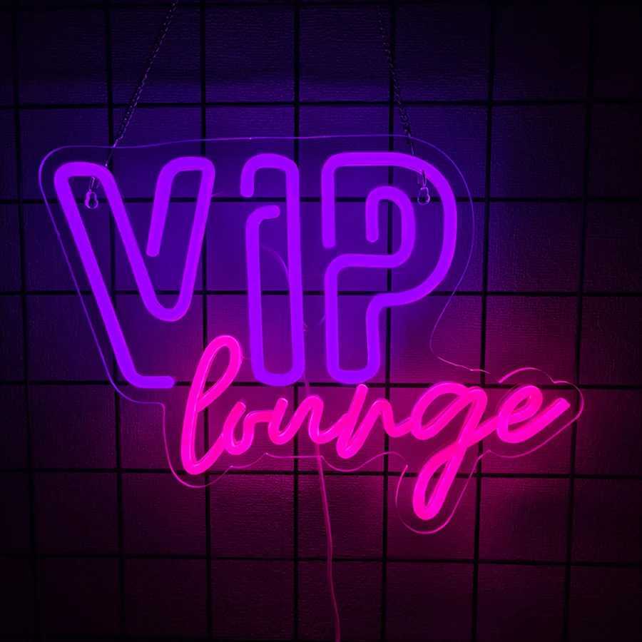 Vip Lounge Neon Sign Suitable For Business Decor Of Nightclubs Bars Hotels Nail Salons Offices Clubs And Massage Shops H251201