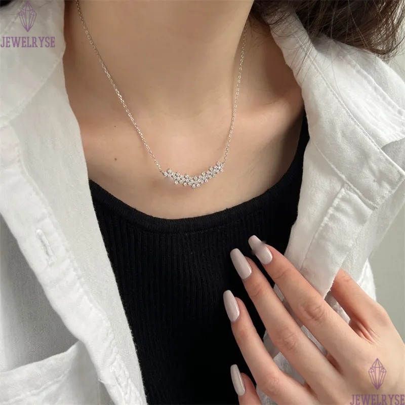 luxury pear heart necklace designer for woman 925 sterling silver 18k gold cubic zirconia love womens choker diamond pendants necklaces jewelry friend