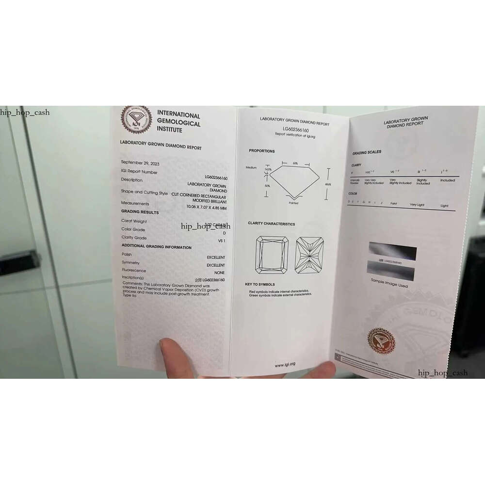 14K yellow Gold Radiant Cut Grown 1- 5ct CVD diamond ring Lab Diamond Engagement Halo Ring IGI 33