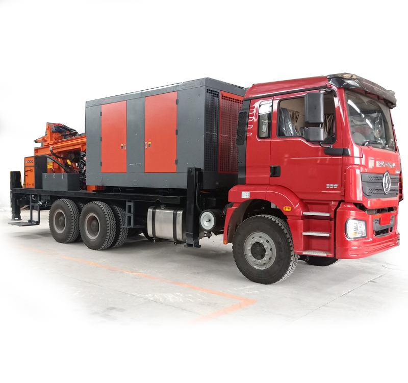 Customized500m Depth Water Well Drilling Machine With Truck Mounted Compressor and Mud Pump for Best Borehole Drilling Equipment