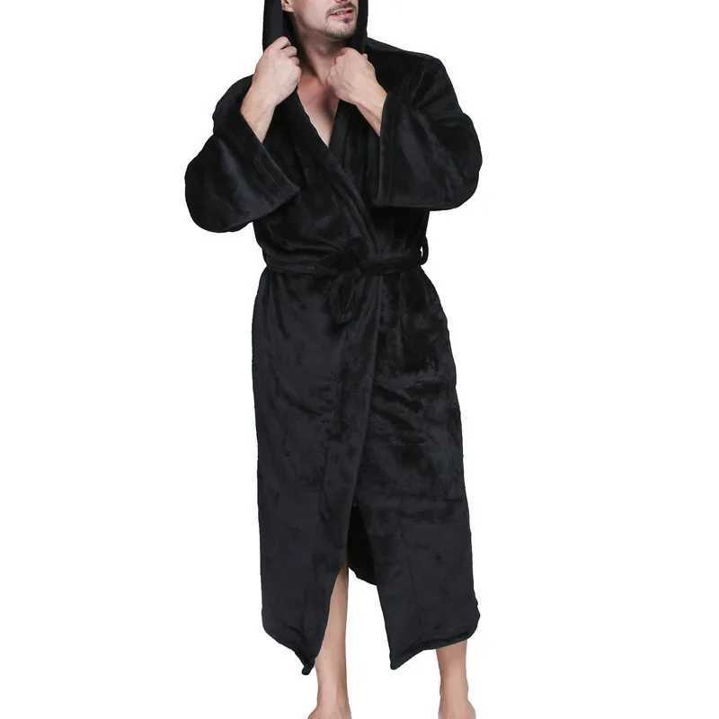 Autumn Winter Men Bathrobe 12XL 8XL 10XL 4XL Bust 150cm Warm Plus Size Sleepwear Pajama C251202