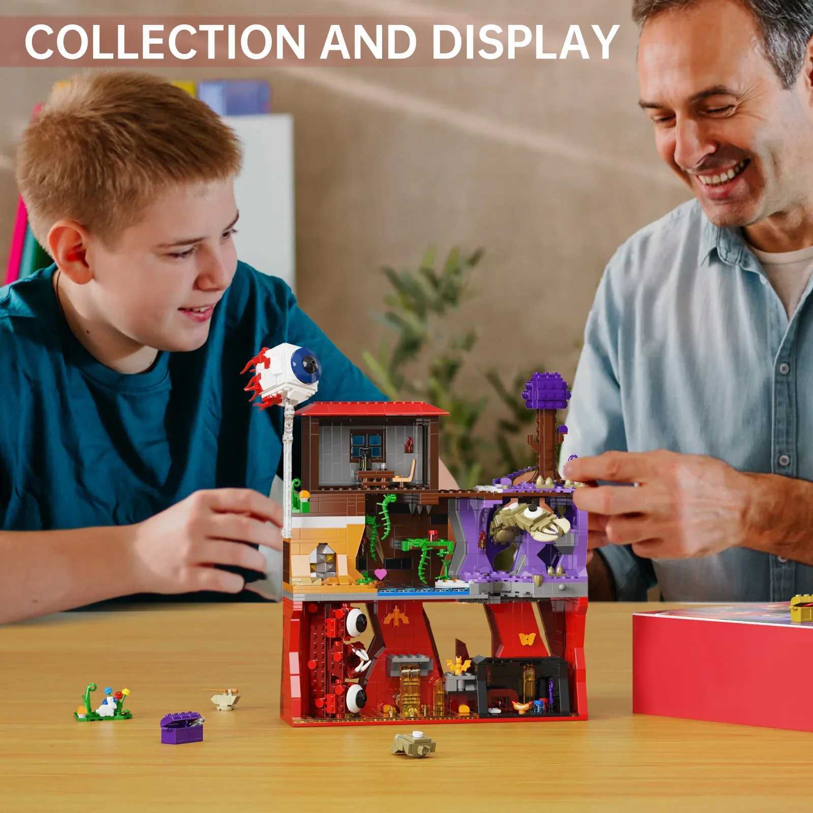 Eye of Cthhu House Wall of Flesh Building Blocks Game Map Adventure Bricks Toys Halloween Decoration for Kids C251203