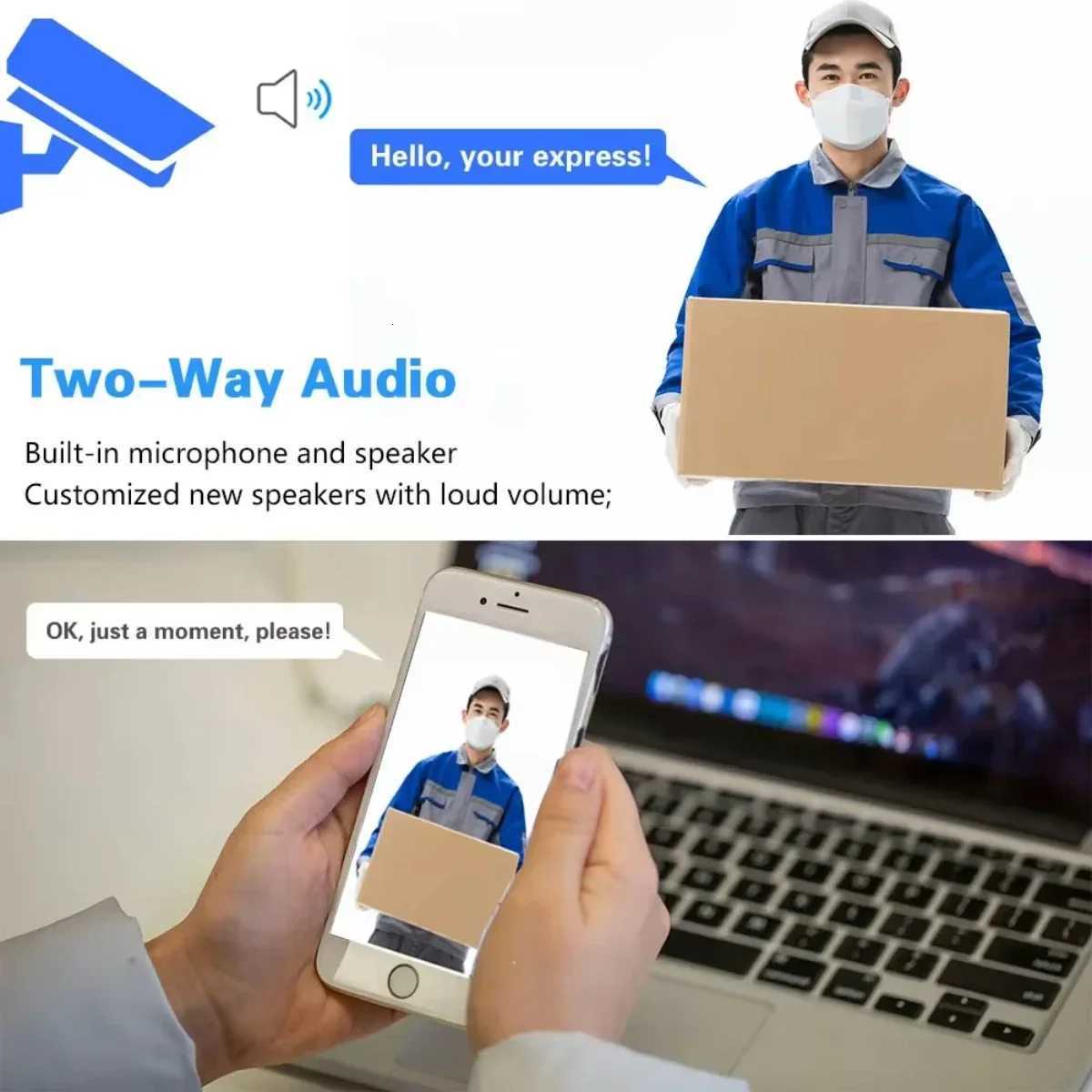 6MP Tuya Smartlife He Surveillance Camera IP POE Two-Way Au De Color Night Vision Ai Detect CCTV Video Security For NVR C251202