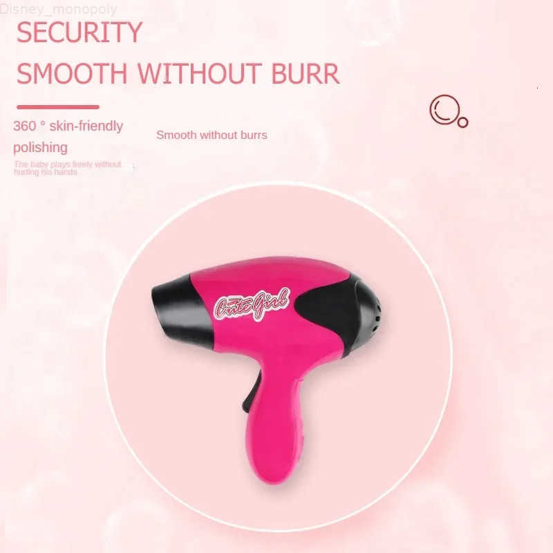 Disney Girls Beauty Salon Set Hairdresser Toy Pretend Play Hair Cutting Kit With Hair Dryer Scissors Apron And Stylin Accessories H251202