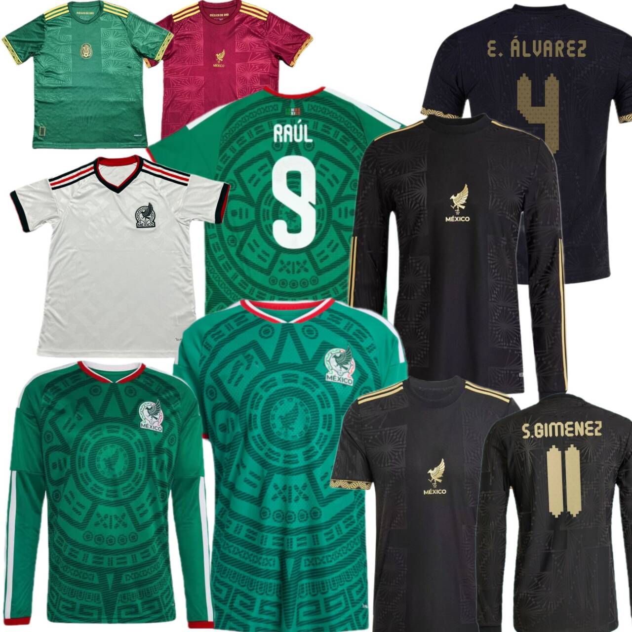 Mexico Gold Cup football jersey 2025 2026 CHICHARITO 25 26National Team soccer jerseys Men Kids Kit Home Away Camisetas Copa America Maillot Mexique GIMENEZ