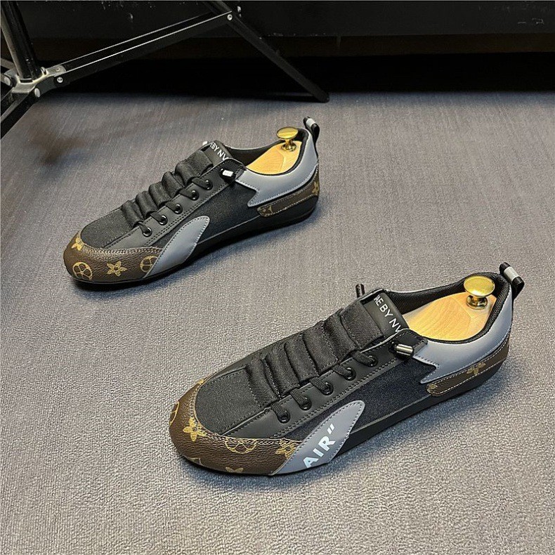 Free shipping Spring and autumn low top printed sneakers soft soled fashionable and versatile sneakers men's casual sports cross border trendy sp