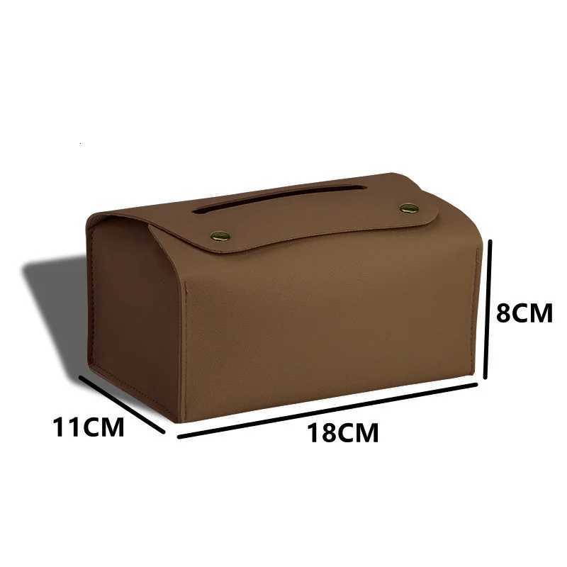 Leather Tissue Box Rectangar Tissue Box Cover Holder Napkin Facial Tissues Holder Dispenser For Tabletop Bathro Car Off H251201