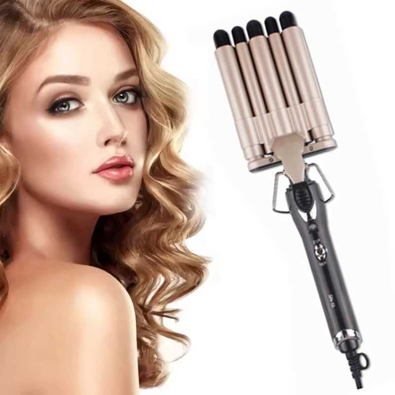 Professional 3 Barrel Magic Autatic Electric Hair Curler LED Temperature Display PTC Heater for Styling Hair C251202