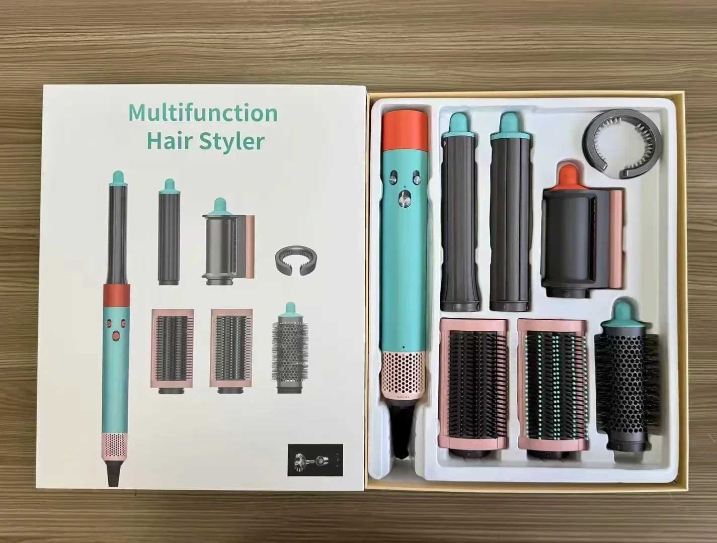 7 in1 Mti Hair Styler Curling Iron Professional Straightener Barrel B Dryer Hotcb Salon Tool Fast Heating for He Use C251202