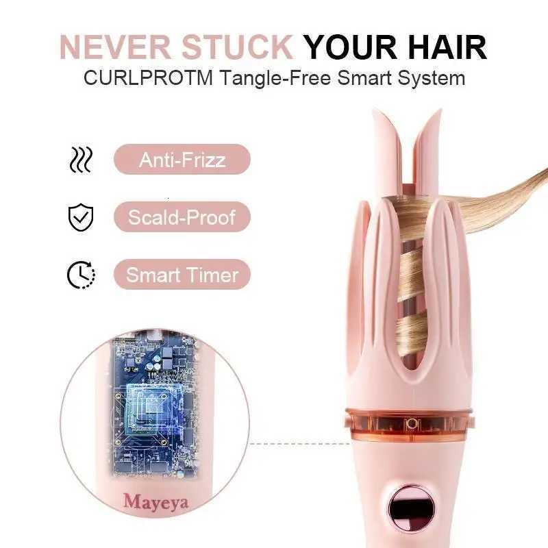 Mayeya Flawless Instant Naturalwaves Autatic Curler with LED Display Adjustable Temperature C251202