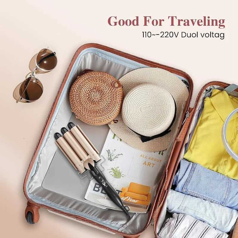 Mti-functional portable curling iron interchangeable curling iron set ceramic bucket he curling iron wonder tool C251202