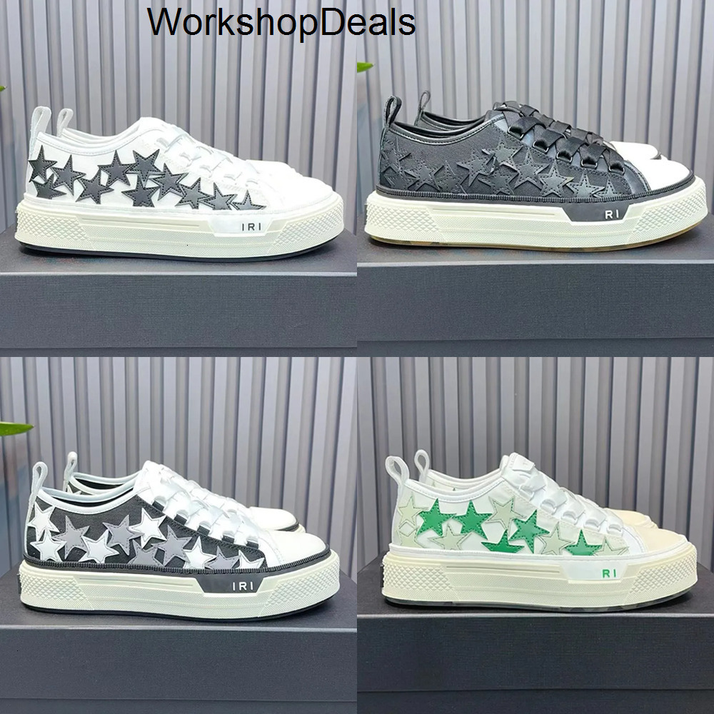 2024Top OG AM Stars Court Low Designer Shoes Core Black White Red Blue Grey Green Pink Shoe Fashion Casual Men Women Spo amirishoses amirima1 amiris amirir amiiri YVD4