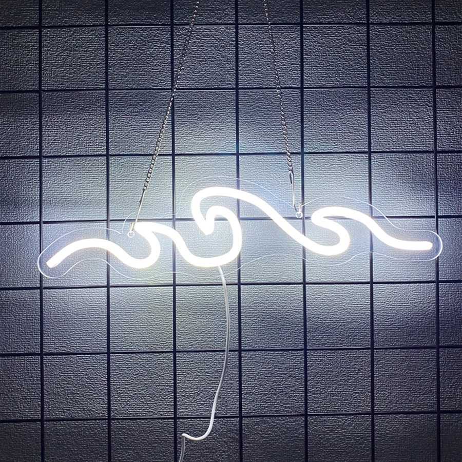 Neon Sign Of Sunrise And Sunset Solar Wave Icon Suitable For Bedroom Beach Bar Party Man Private Space And Home Art Decor H251201