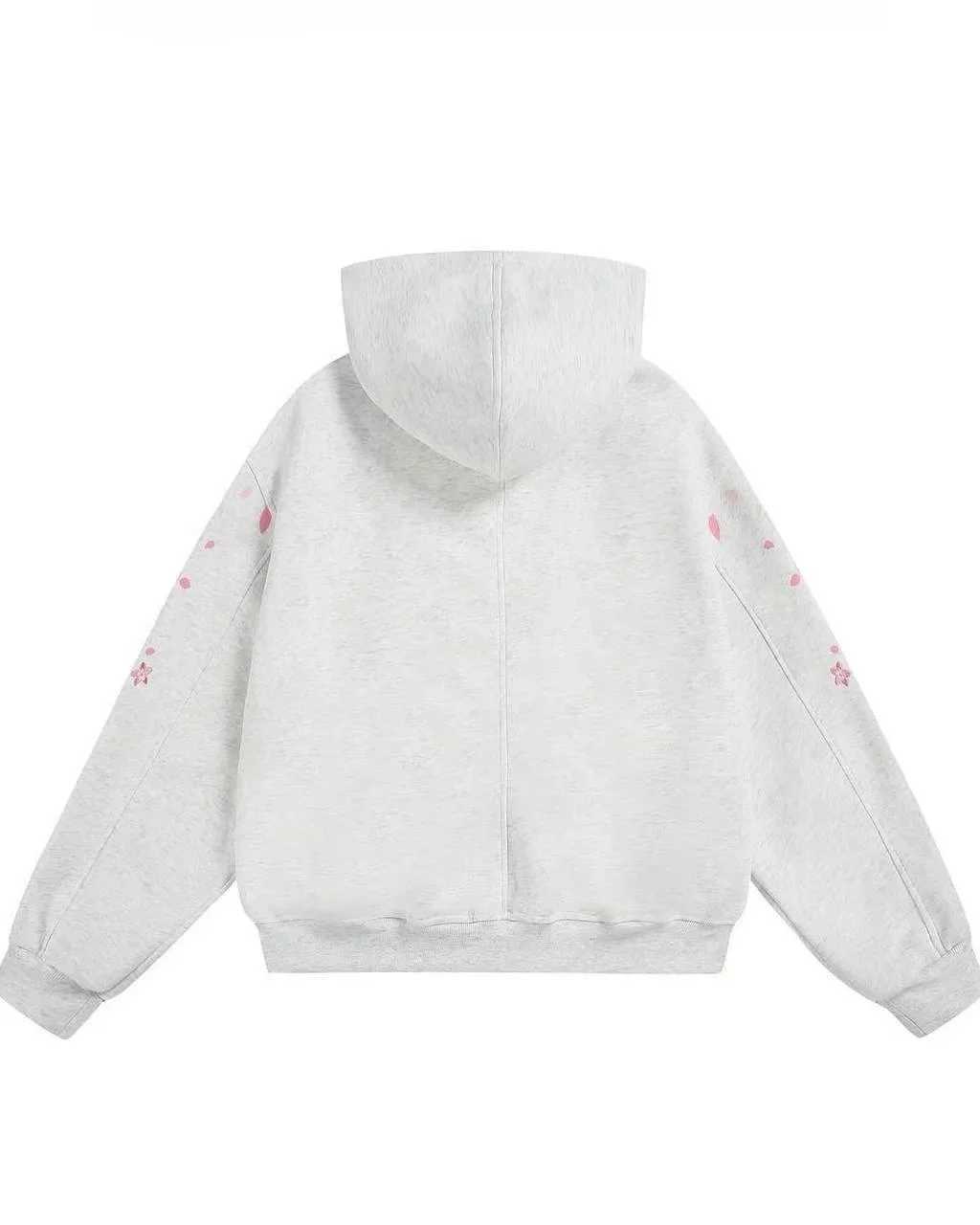 Y2K Fashion Harajuku Cute Cherry Blossom Graphic Print Oversized Hoodie Men Women Casual Pullover Sweatshirt Jacket Tops J251203