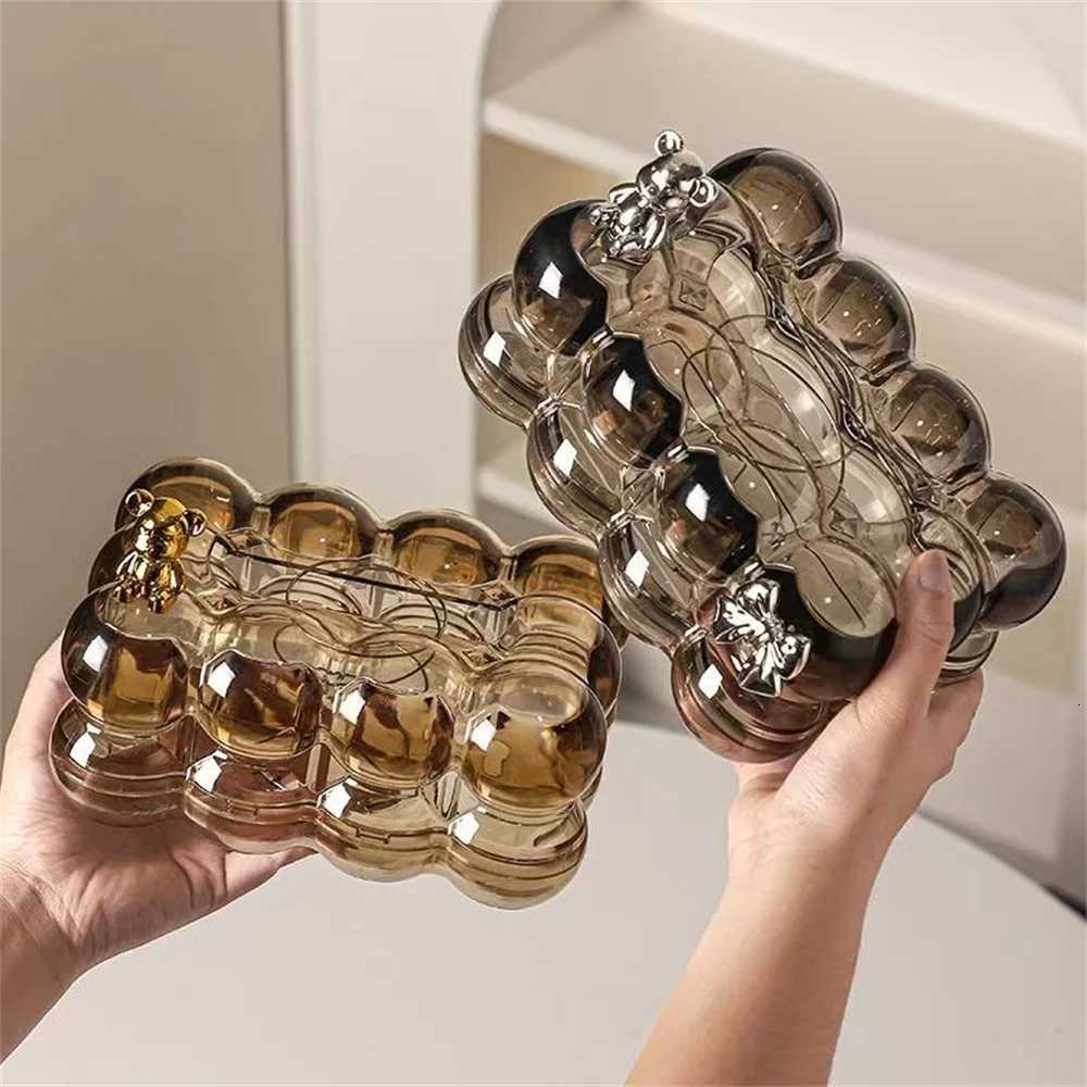 Semi-Transparent Cloud Tissue Box Minimalist Bubble Tissue Holder Creative Cotton Candy Tissue Cover Living Ro Decor H251201