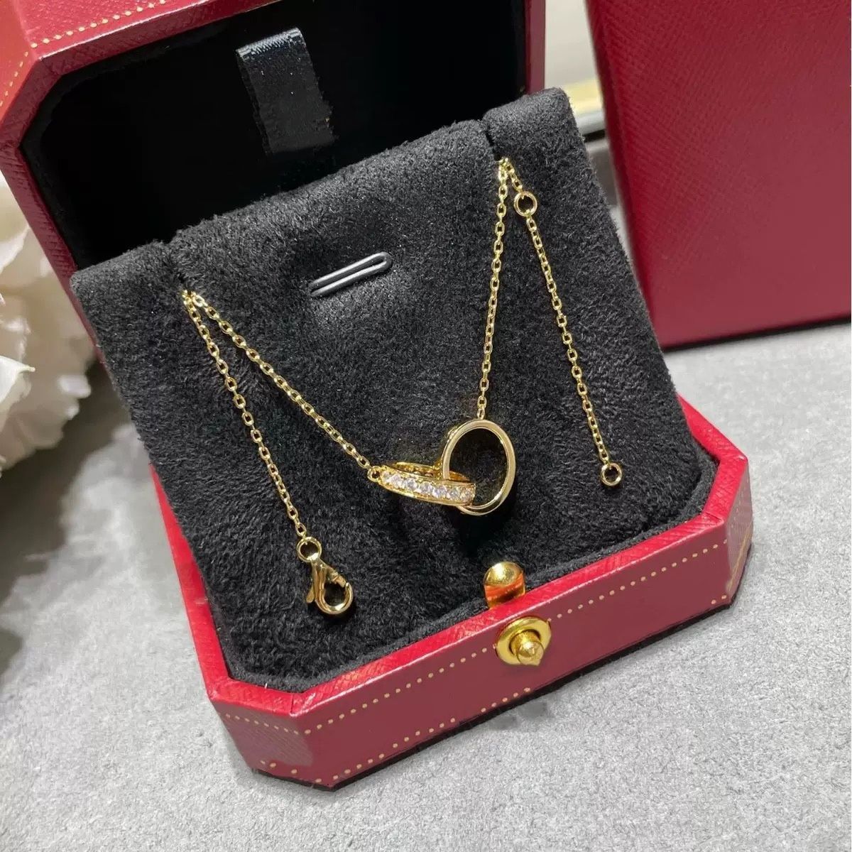 gold luxury designer necklace jewelry designer jewlery Love necklaces designer for women gold chain clover necklace diamond chain diamond necklace chains for men