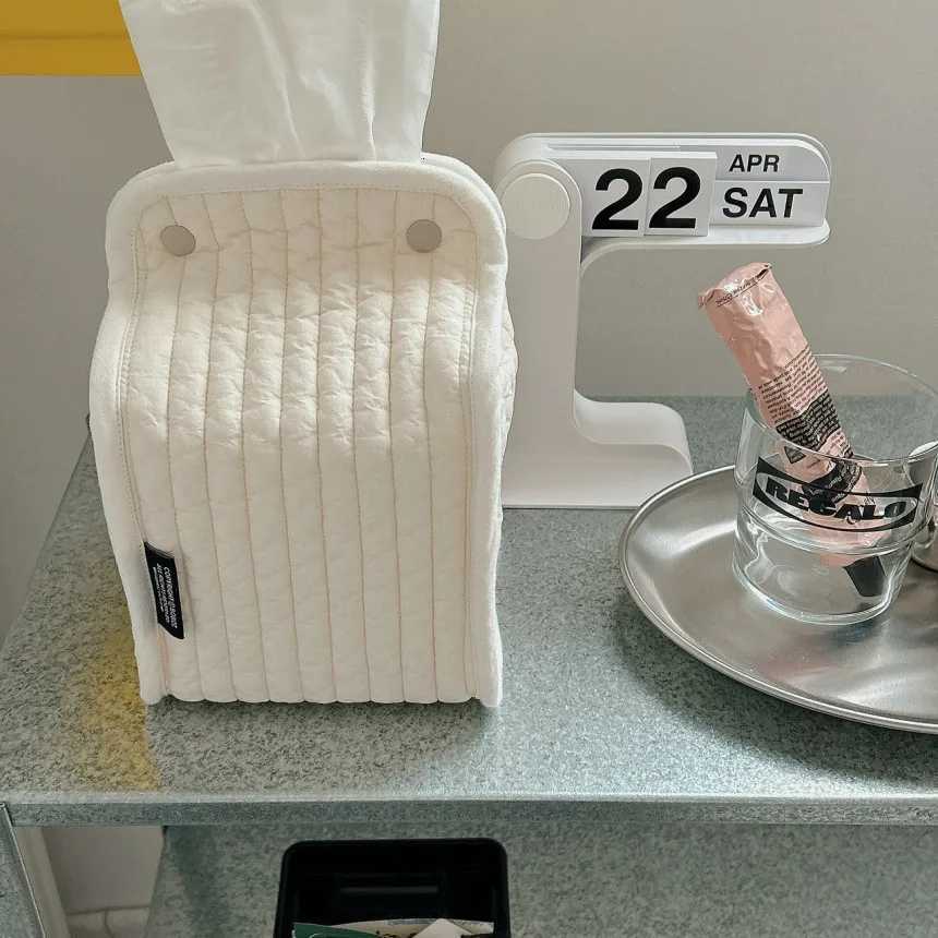 INS Tissue Paper Storage Box Roll Paper Tissue Case Holder Car Napkin Tissue Box Living Ro Table Decor He Organizer H251201
