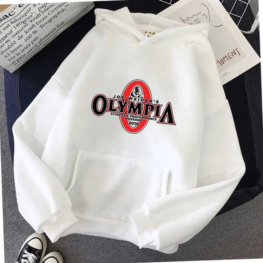 OLYMPIA Printed Gyms Harajuku Funny Women Hoodie Clothes Male Womens Fashion Hoodies Oversized Sports Sweatshirt Hoody Unisex J251203