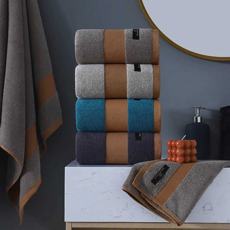 Soft Luxury Premium Cotton Towels Bath Towel Thick Solid Color Adult Household Use All Cotton Absorbent Face Towel Bath Towel Y251202