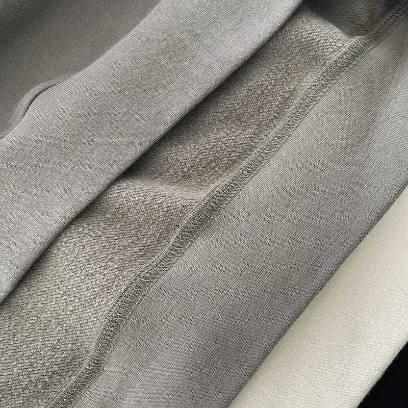 Season 7 Double Line Front and Back Double Row Flocking Letter Hoodies Classic High Street Mens Hoodie Loose Casual Couple Coat J251203