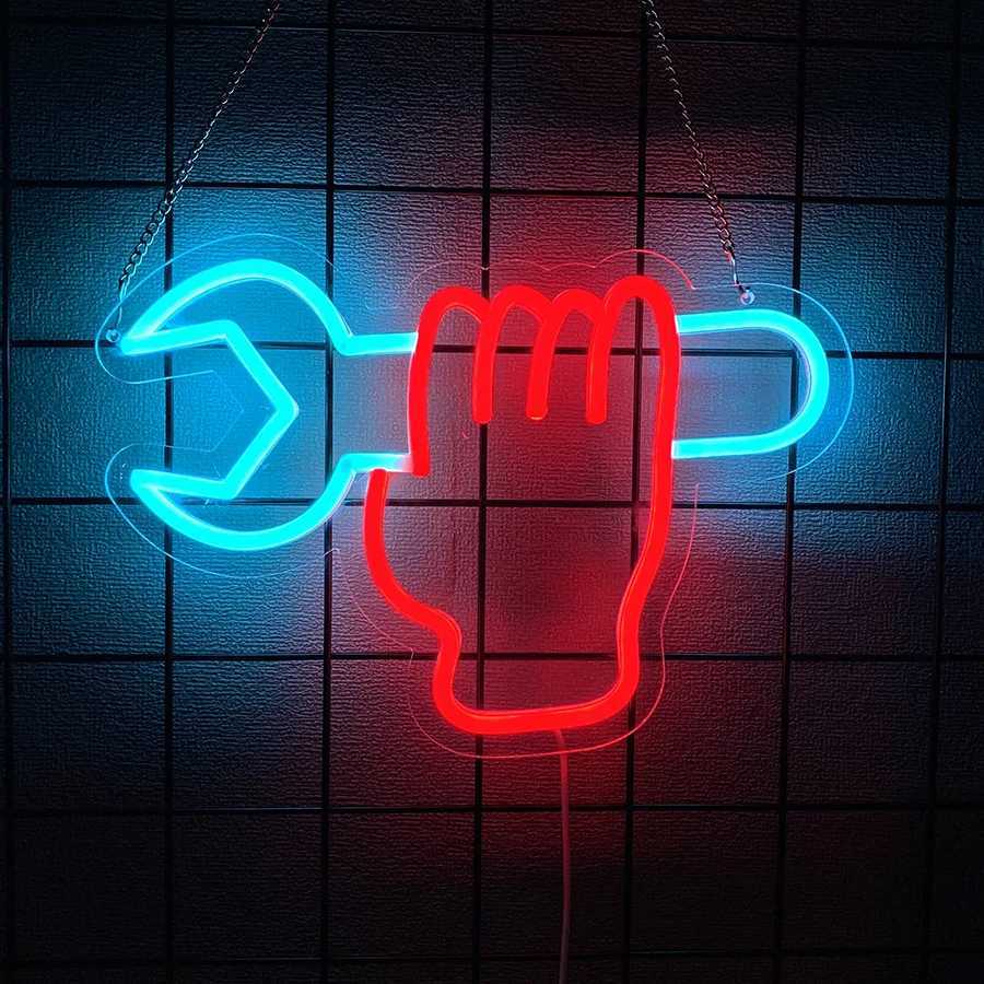 Garage Neon Sign For Wall DecorLed Neon Light For Man Cave Car Room Auto Repair Shop Car Enthusiast PartyCar Repair Shop H251201