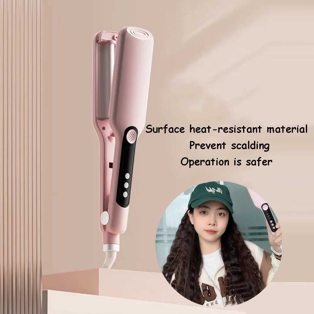 Roll Electric Hair Curling Iron Autatic Lambswool Curling Tool Long La French Styling Wave Crimping Iron Styler C251202