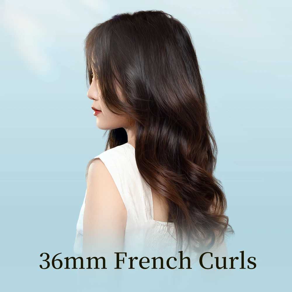 36mm Rotating Auto Hair Curler Electric Curling Iron Wand Professional Autatic Hair Curler Curling Wand Hair Waver C251202