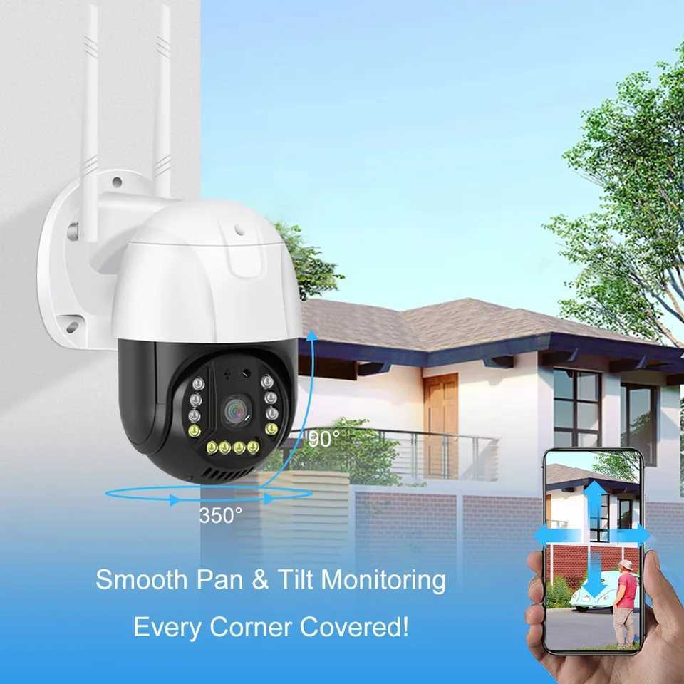 V380 4G Sim Card IP Camera 5MP HD Lens PTZ Night Vision Outdoor Webcam Al Smart He CCTV WiFi Security Protection Monitor C251202
