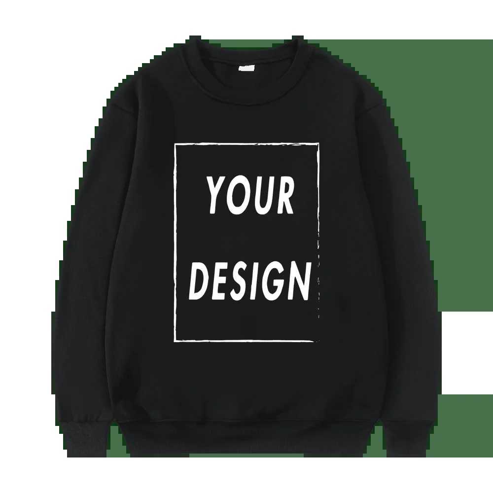 Unisex Crew Neck Sweatshirt 2025 New Fashion Customizable Mens Womens Casual Sweater Hatless J251203