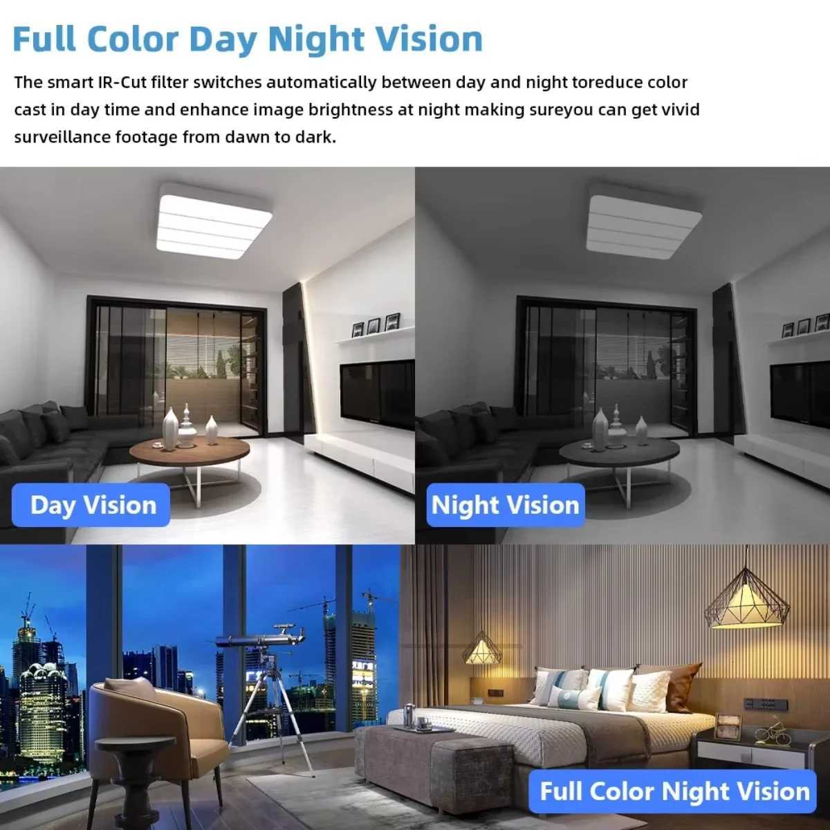 6MP Tuya Smartlife He Surveillance Camera IP POE Two-Way Au De Color Night Vision Ai Detect CCTV Video Security For NVR C251202