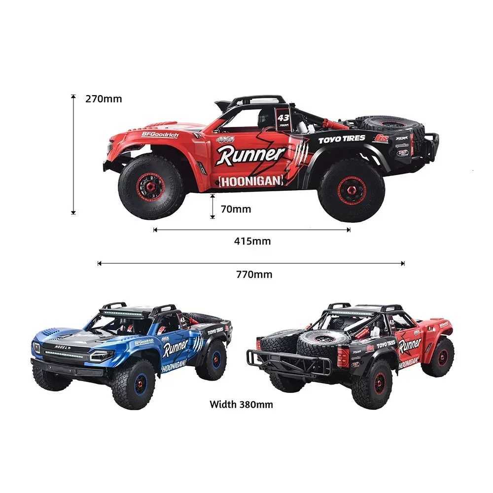 FSR MODEL TT RTR Brushless 4x4 RC Desert Truck 1/7 Electric Remote Control Model Cars Toys X251202