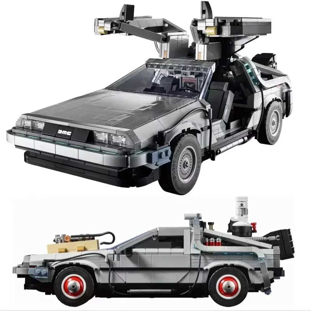 Cpatible 10300 Back to the Future Time hine DeLorean DMC-12 Building Blocks Construction Car Bricks Toys For Children Gifts C251203