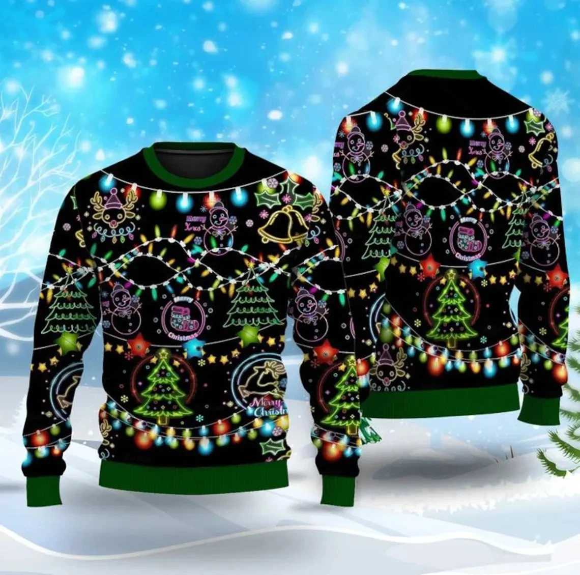 2026 Casual Ugly Sweater Party Christmas Gift Santa Claus Graphic Pullover Mens 3d Printing Funny Sweatshirts Autumn Hoodies J251203