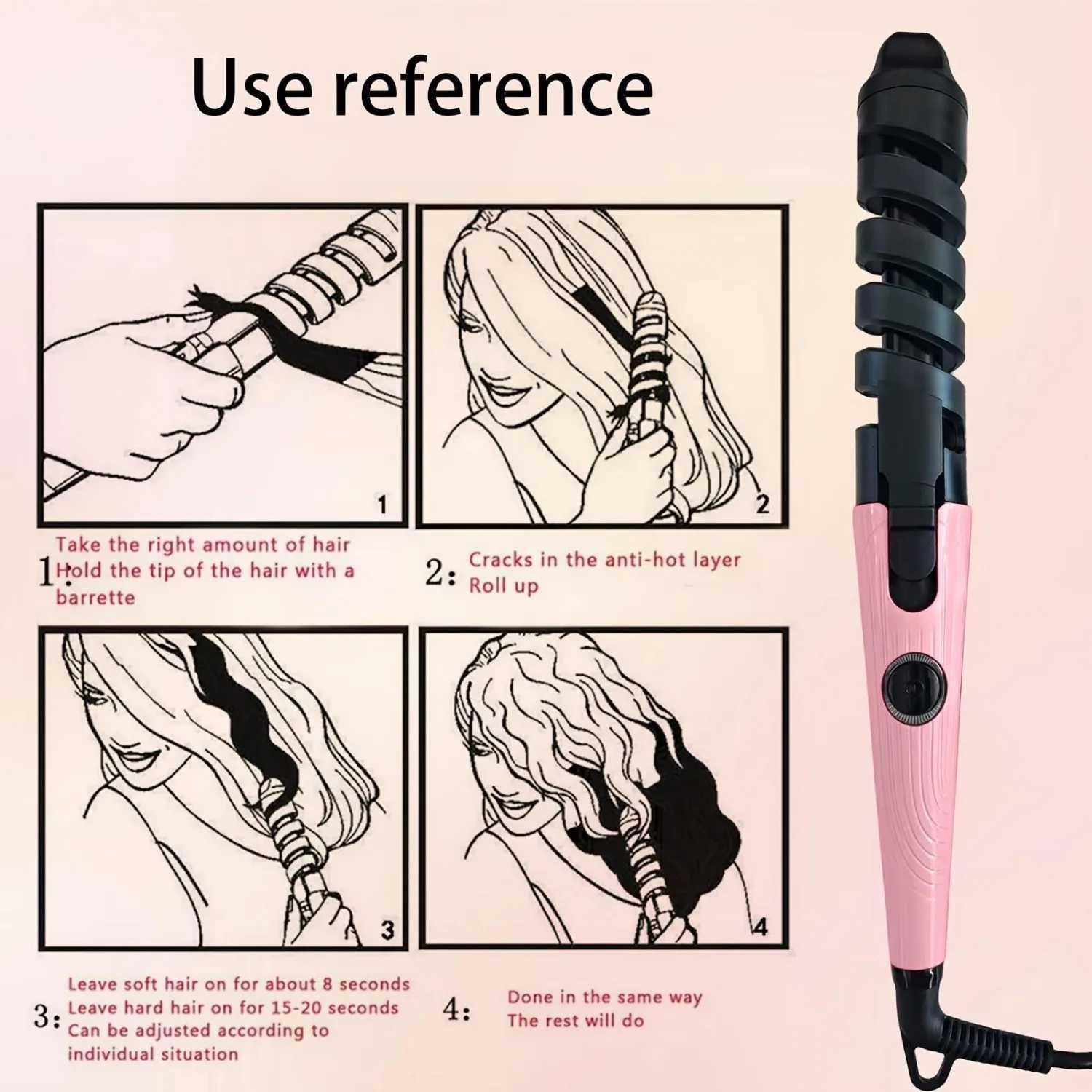 2-in-1 Curling Iron Set Instant Heat Up for Short Medium and Long Hair Wens Hair Tools Holiday Gifts C251202