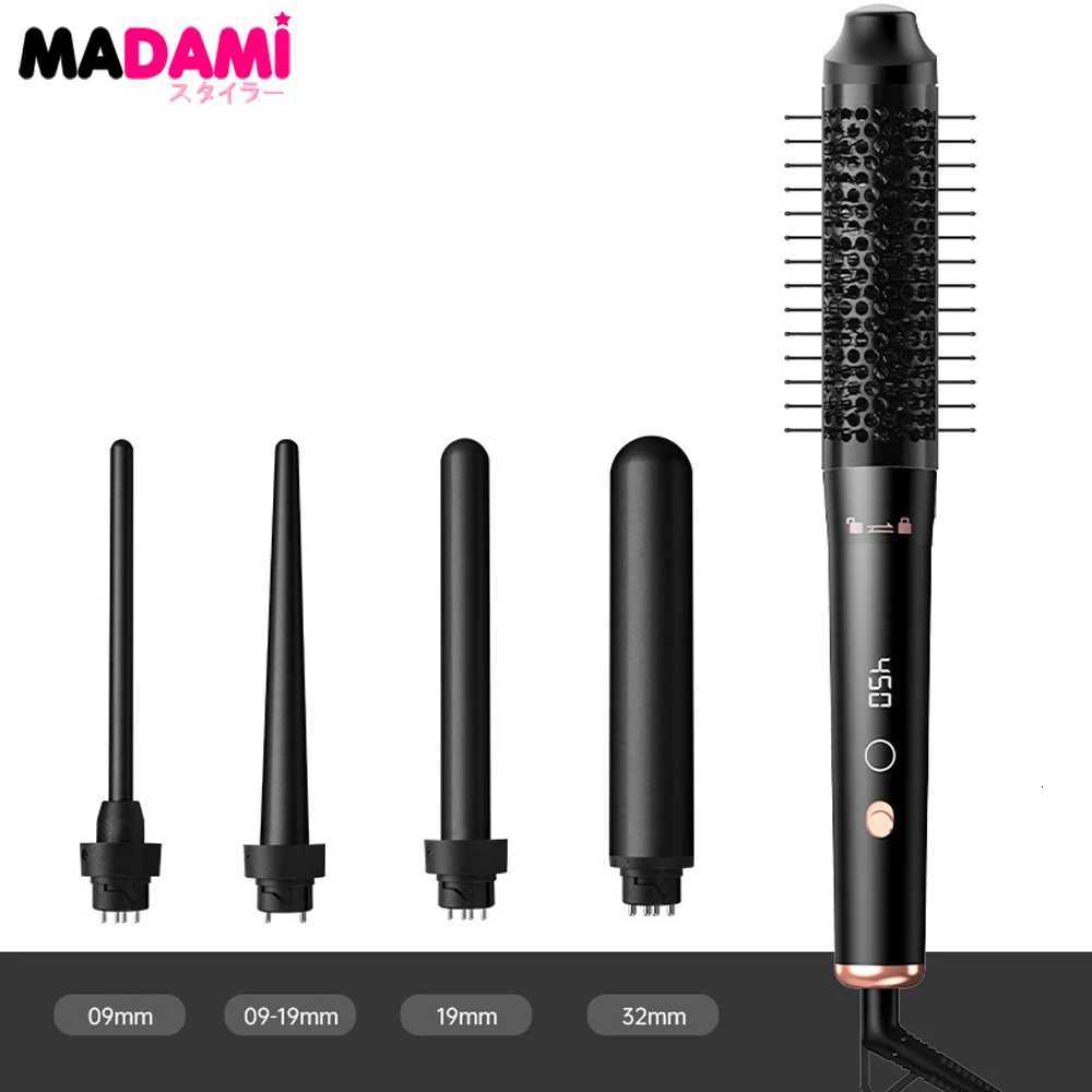 5 In 1 Curling Iron Wand Set Professional Hair Curler 450F Salon Hair Styling Tool Ceramic Coating Dual Voltage C251202
