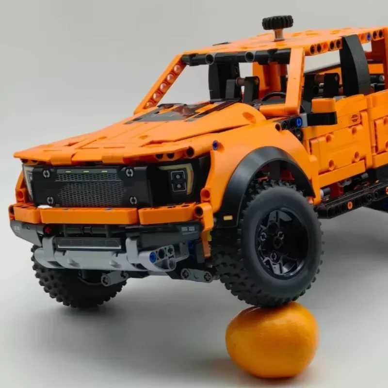 1379PCS Tech Raptors F150 Truck Race Car Building Kit Cpatible MOC Creative DIY Vehicle Bricks Toys Gift for Kids Teens C251203