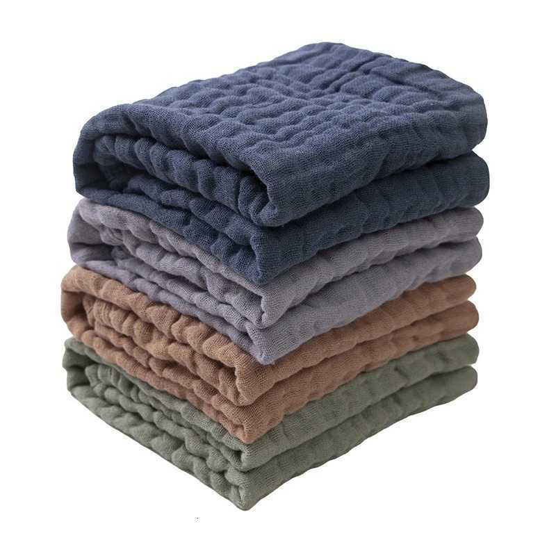 4 Pcs Newborn Cotton Towels Baby 6-Layer Gauze Soft Face Towels Boys Girls Cozy Spitting Milk Drool Towel Y251202