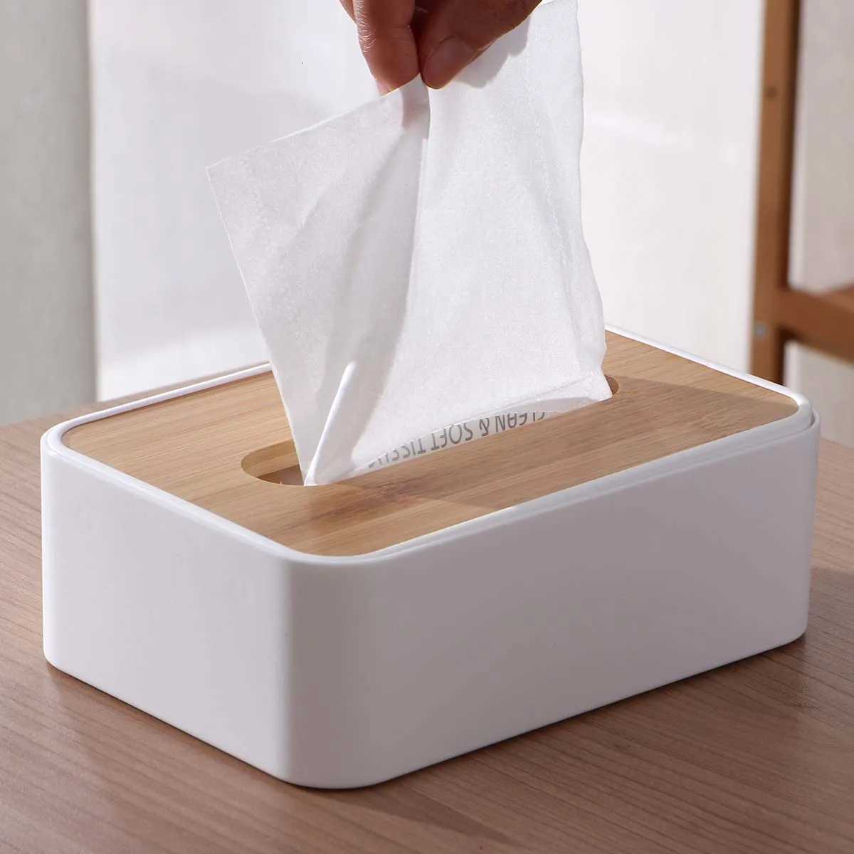 1Pc Desktop Tissue Box Height-Adjustable Tissue Storage Box Living Ro And Dining Ro Coffee Table Tissue Box H251201