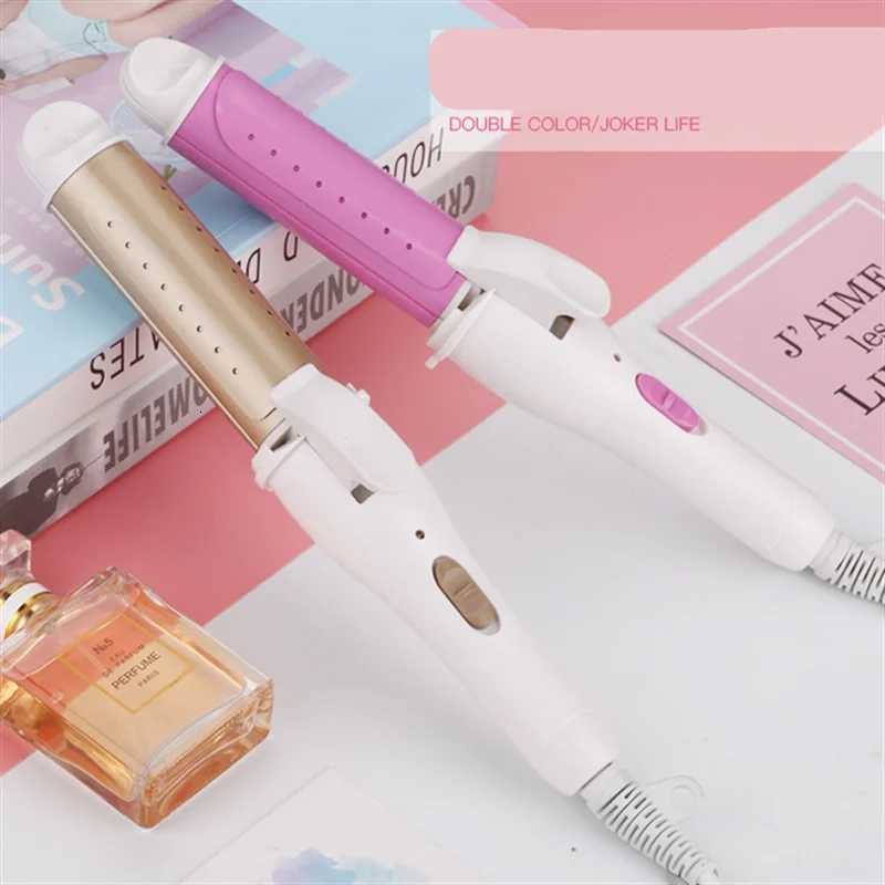 3 IN 1 Curling Iron Mini Hair Curler Fluffy Splint Flat Iron Curling Corrugated Plate Pro Electric Hair Crimper For All Hair C251202